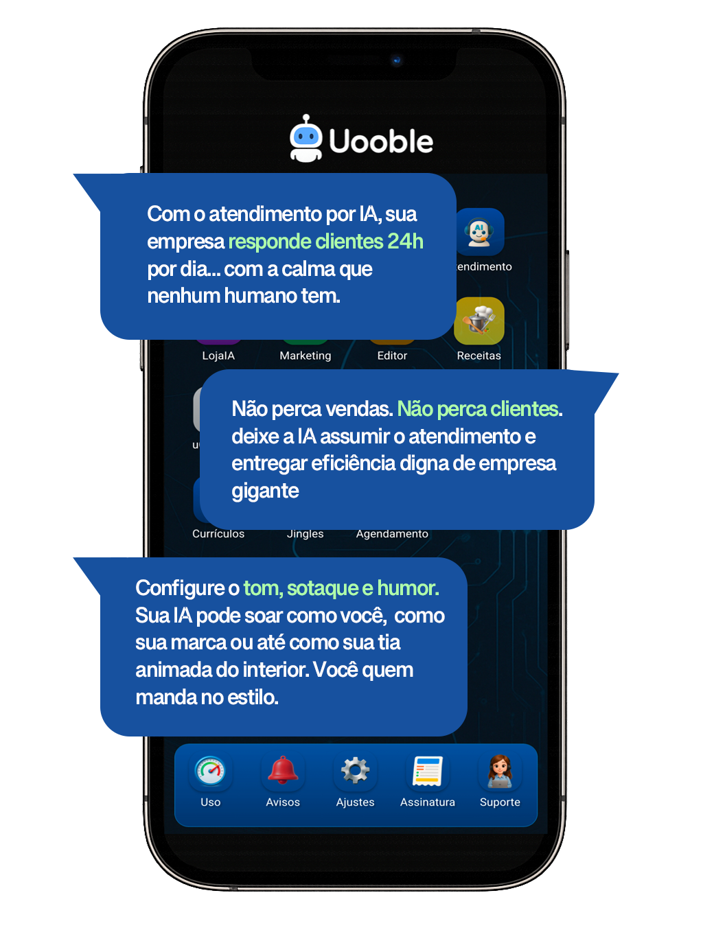 Aplicativo de atendimento